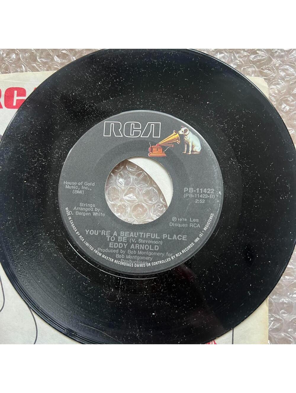 Eddy Arnold – You're A Beautiful Place To Be 45rpm 7' Vinyl Record R86